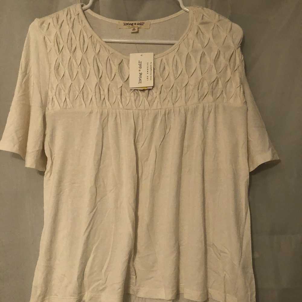 Cream top every cute
